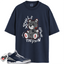 Jordan 3 Georgetown Midnight Navy Match Shirts, Smile Through The Pain To Match Jordan 3 Georgetown Midnight Navy