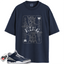 Jordan 3 Georgetown Midnight Navy Match Shirts, KING T-Shirt To Match Jordan 3 Georgetown Midnight Navy
