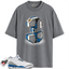 Jordan 3 Retro Wizards Match Shirts, Number Statue Unisex Crew Neck Sneaker Shirt To Match Jordan 3 Retro Wizards