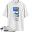 Jordan 3 Retro Lucky Shorts/ Hydrogen Blue Match Shirts, DFRNT To Match Jordan 3 Retro Lucky Shorts/ Hydrogen Blue