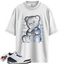Jordan 3 Retro OG SP A Ma Maniére Diffused Blue Match Shirts, Neon Bear Unisex Graphic T-Shirts To Match Jordan 3 Retro OG SP A Ma Maniére Diffused Blue