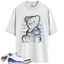 Jordan 3 Retro Racer Blue Match Shirts, Neon Bear Unisex Graphic T-Shirts To Match Jordan 3 Retro Racer Blue