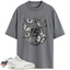 Jordan 3 Retro Crafy Ivory Match Shirts, Skull With Butterflies Unisex Crew Neck Sneaker T-Shirt To Match Jordan 3 Retro Crafy Ivory