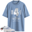 Women's Jordan 4 Retro Forget Me Not Match Shirts, Box Label Shirt To Match Women's Jordan 4 Retro Forget Me Not