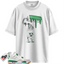 Jordan 4 Retro SB Pine Green Match Shirts, 3D Paint Roller Sneaker Tee To Match Jordan 4 Retro SB Pine Green