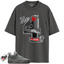 Jordan 4 Retro SE Paris Olympics Wet Cement Match Shirts, The 4s Red-Sneaker Black T-Shirt To Match Jordan 4 Retro SE Paris Olympics Wet Cement