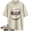 Jordan 4 Retro OG SP A Ma Maniére While You Were Sleeping Match Shirts, Lips Diamond Sneakerhead Gift Sneaker T-Shirts To Match Jordan 4 Retro OG SP A Ma Maniére While You Were Sleeping