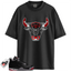 Jordan 4 Retro Bred Reimagined Match Shirts, Buffalo Head To Match Jordan 4 Retro Bred Reimagined