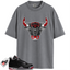 Jordan 4 Retro Bred Reimagined Match Shirts, Buffalo Head To Match Jordan 4 Retro Bred Reimagined