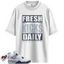 Jordan 4 Retro Midnight Navy Match Shirts, Fresh Kicks Daily Shirt To Match Jordan 4 Retro Midnight Navy