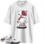 Jordan 4 Retro White Cement (2025) Match Shirts, Cyborg Bear To Match Jordan 4 Retro White Cement (2025)
