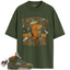 Jordan 5 Retro Olive Match Shirts, Hustle Move In Silence Shirt In Military Green Shirts To Match Jordan 5 Retro Olive