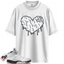 Jordan 5 Retro Reverse Metallic Match Shirts, Heart X Shirts To Match Jordan 5 Retro Reverse Metallic