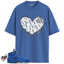 Jordan 5 Retro Blue Suede Match Shirts, Heart X Shirts To Match Jordan 5 Retro Blue Suede