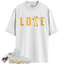 Women's Jordan 6 Retro Craft Pearl Match Shirts, Love Lose Tee Match Yellow Ochre 6s To Match Women's Jordan 6 Retro Craft Pearl