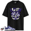 Dunk Low Concord Match Shirts, LAVISH LIFE To Match Dunk Low Concord