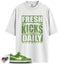 Dunk Low Chlorophyll Match Shirts, FRESH KICKS DAILY To Match Dunk Low Chlorophyll