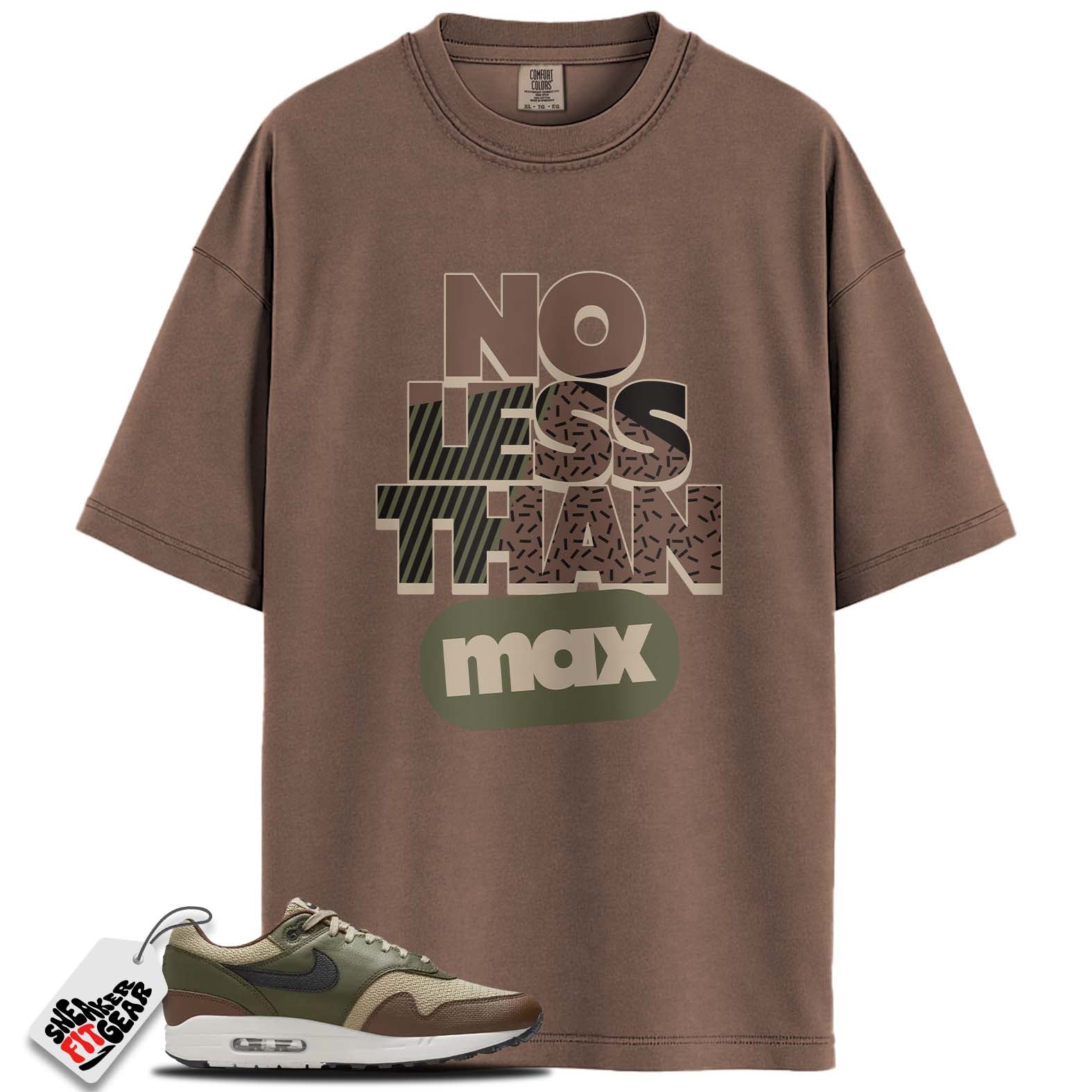 Air Max 1 Essential PRM Neutral Olive Cacao Wow Match Shirts, NO LESS THAN MAX To Match Air Max 1 Essential PRM Neutral Olive Cacao Wow Main image