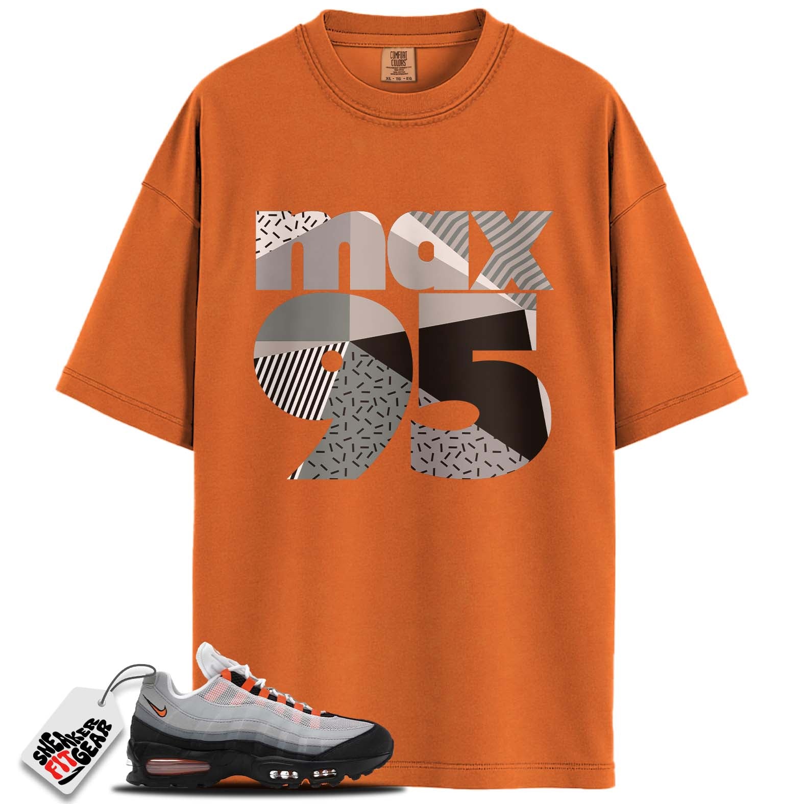 Air Max 95 OG Big Bubble Bright Mandarin (2025) Match Shirts, MAX 95 To Match Air Max 95 OG Big Bubble Bright Mandarin (2025)