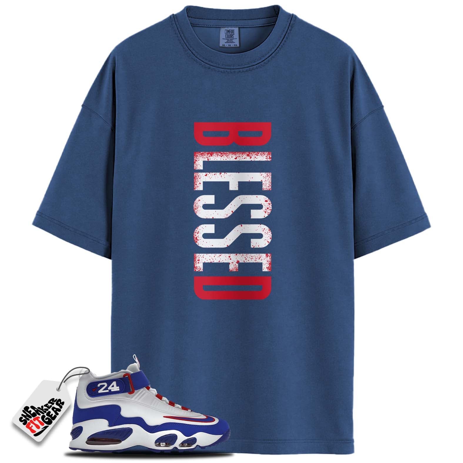Air Griffey Max 1 USA Match Shirts, BLESSED To Match Air Griffey Max 1 USA Main image