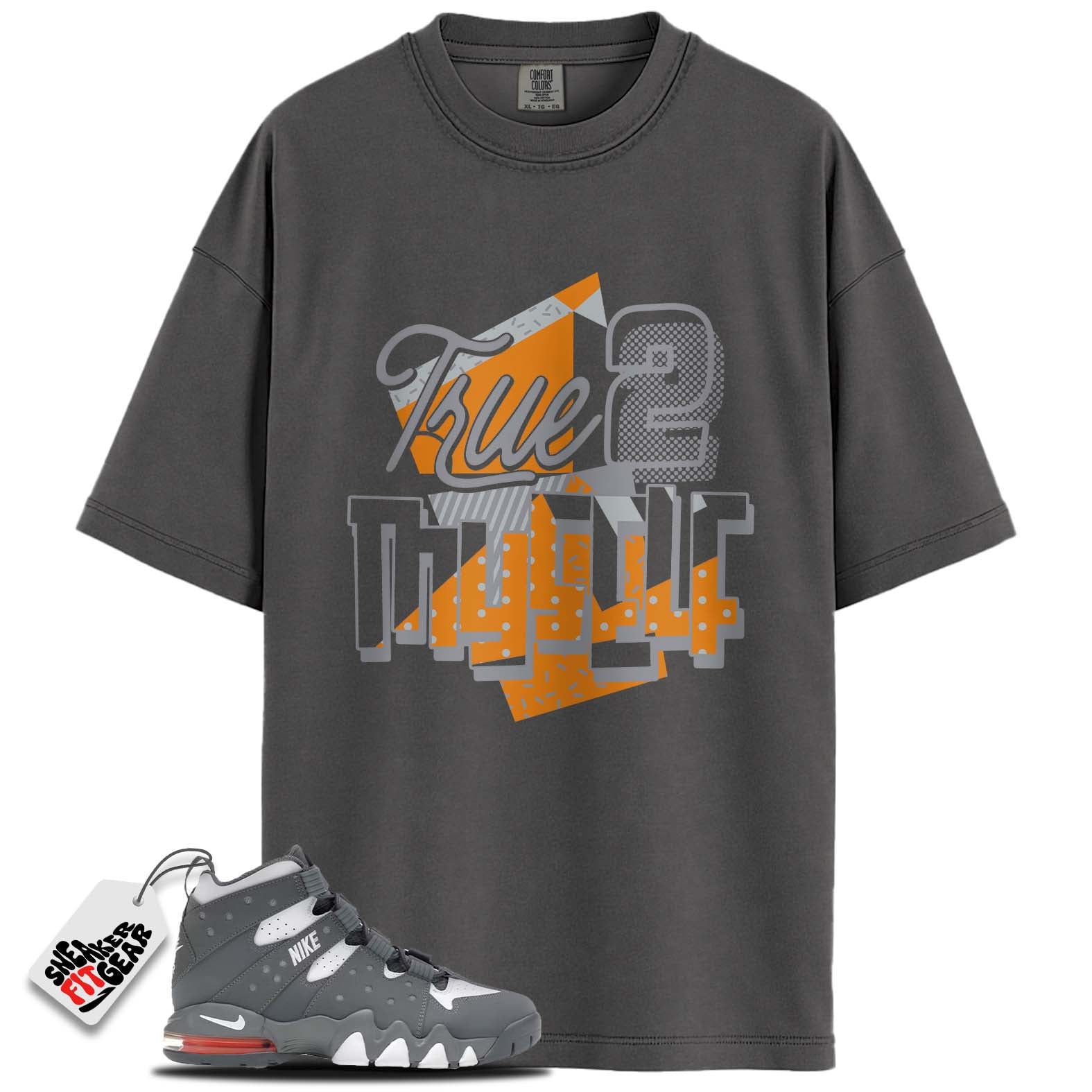 Air Max 2 CB '94 Cool Grey White Match Shirts, TRUE 2 MYSELF To Match Air Max 2 CB '94 Cool Grey White