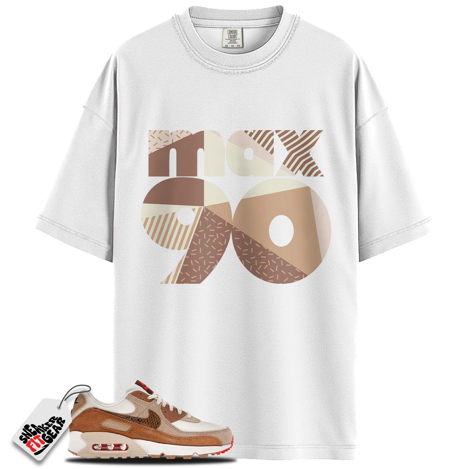 Air Max 90 SE Pale Ivory Snakeskin Swoosh Match Shirts, MAX 90 To Match Air Max 90 SE Pale Ivory Snakeskin Swoosh