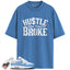 Air Max 1 University Blue Match Shirts, HUSTLE BROKE To Match Air Max 1 University Blue