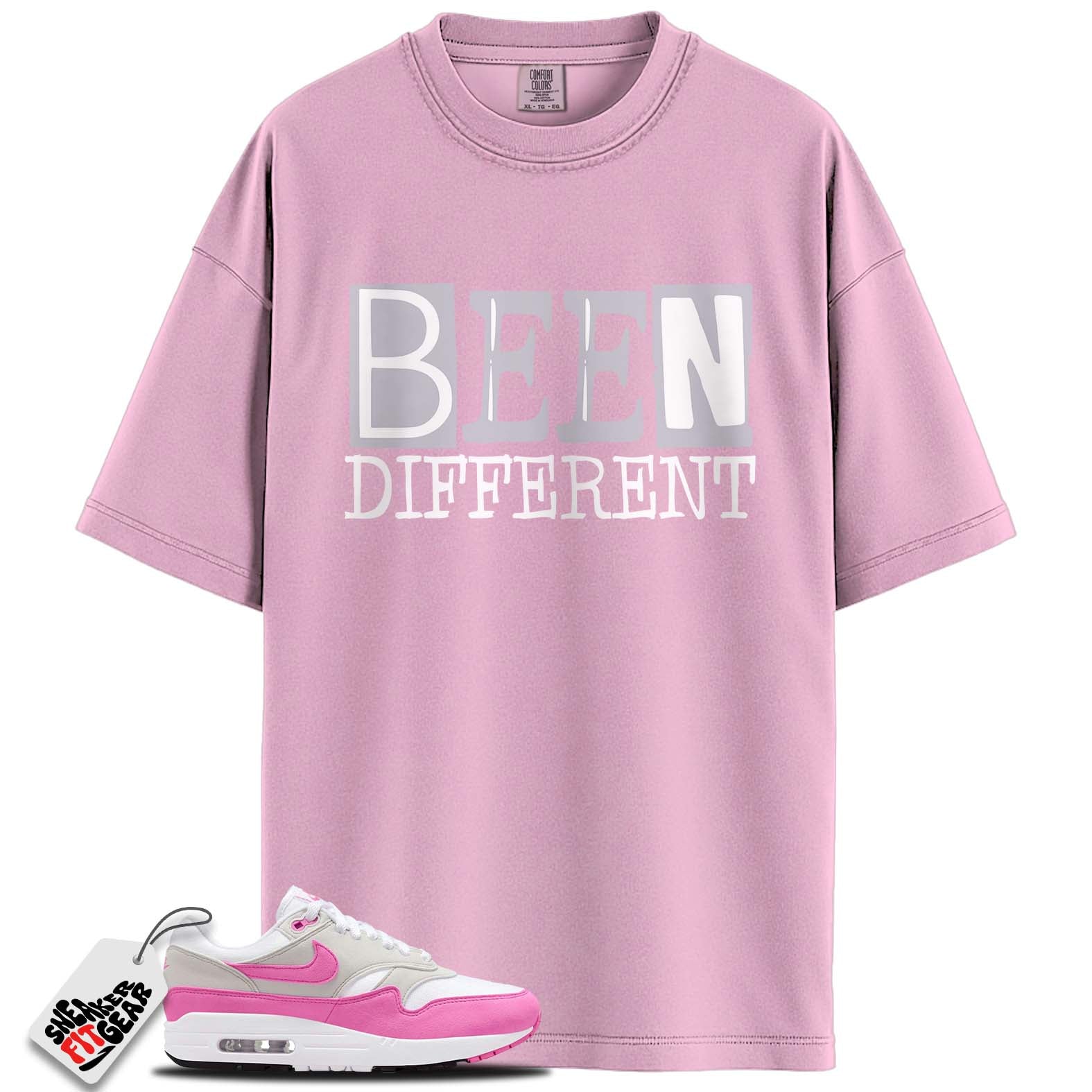 Air Max 1 Pink Rise Match Shirts, BEEN DIFFERENT To Match Air Max 1 Pink Rise