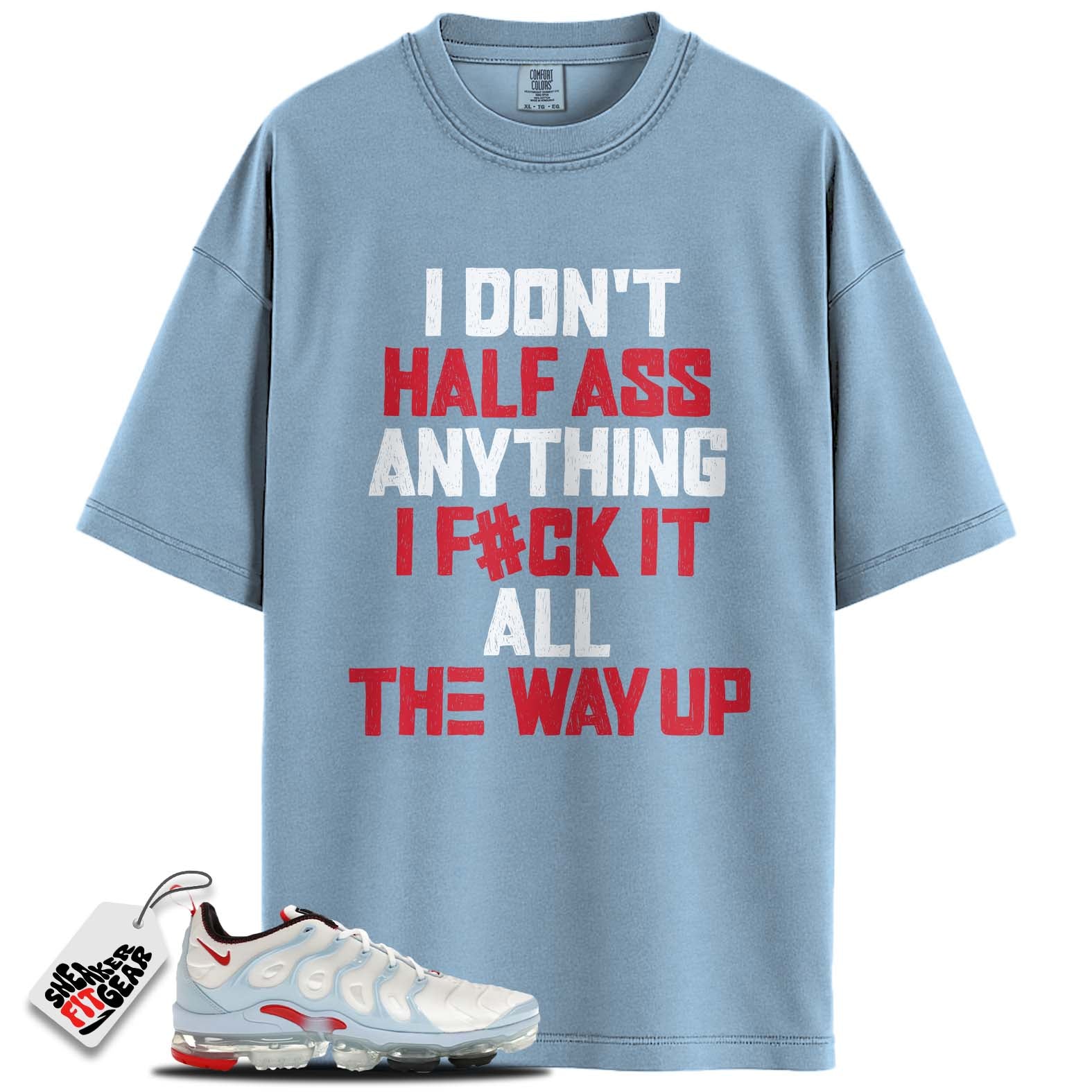 Air VaporMax Plus University Red Match Shirts, THE WAY UP To Match Air VaporMax Plus University Red