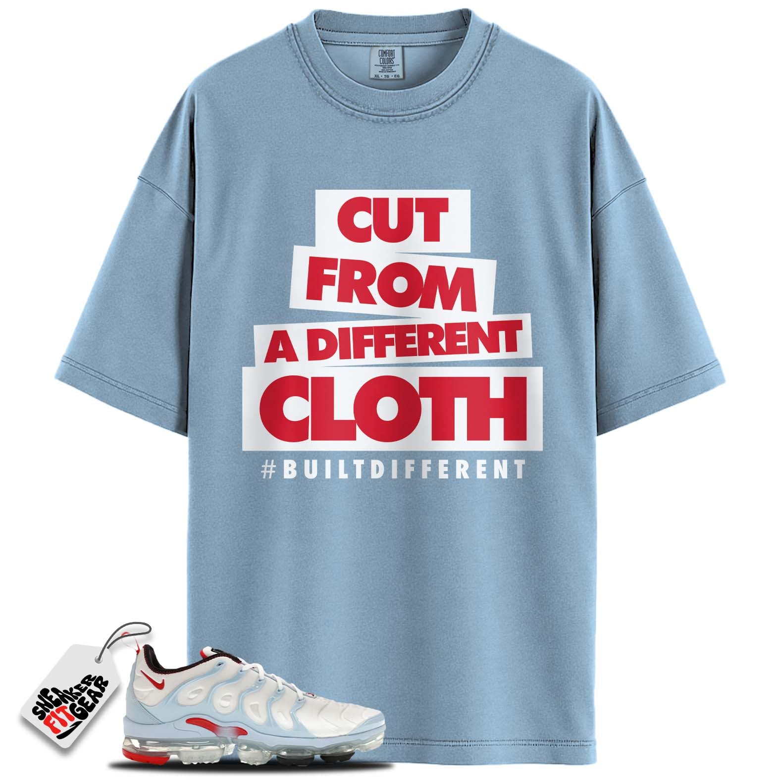 Air VaporMax Plus University Red Match Shirts, #BUILTDIFFERENT To Match Air VaporMax Plus University Red