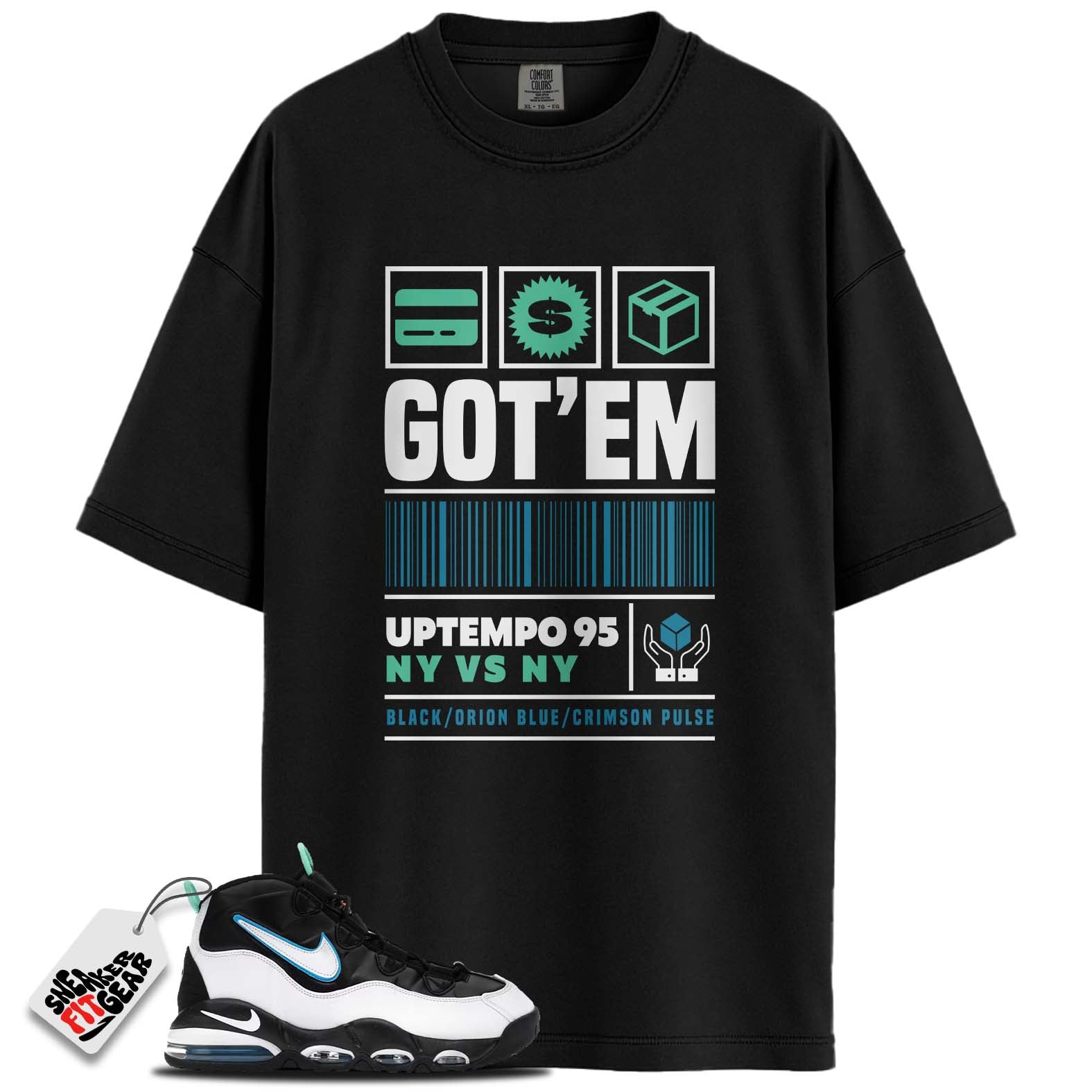Air Max Uptempo 95 NY vs. NY Match Shirts, GOT'EM To Match Air Max Uptempo 95 NY vs. NY
