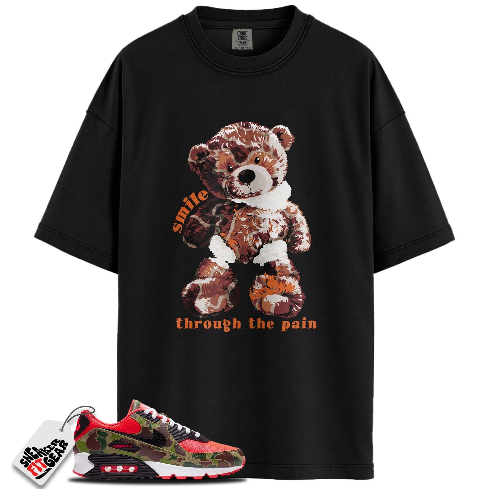 Air Max 90 Reverse Duck Camo Match Shirts, SMILE To Match Air Max 90 Reverse Duck Camo Main image
