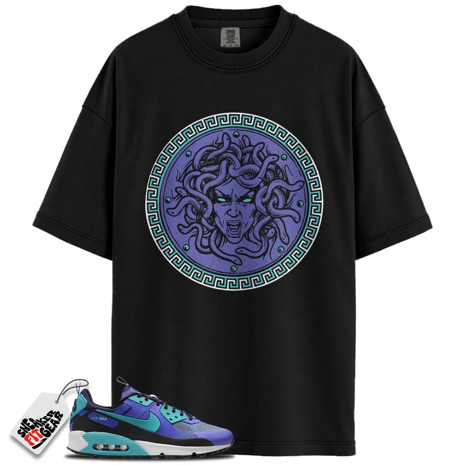 Air Max 90 Drift Persian Violet Match Shirts, MEDUSA To Match Air Max 90 Drift Persian Violet
