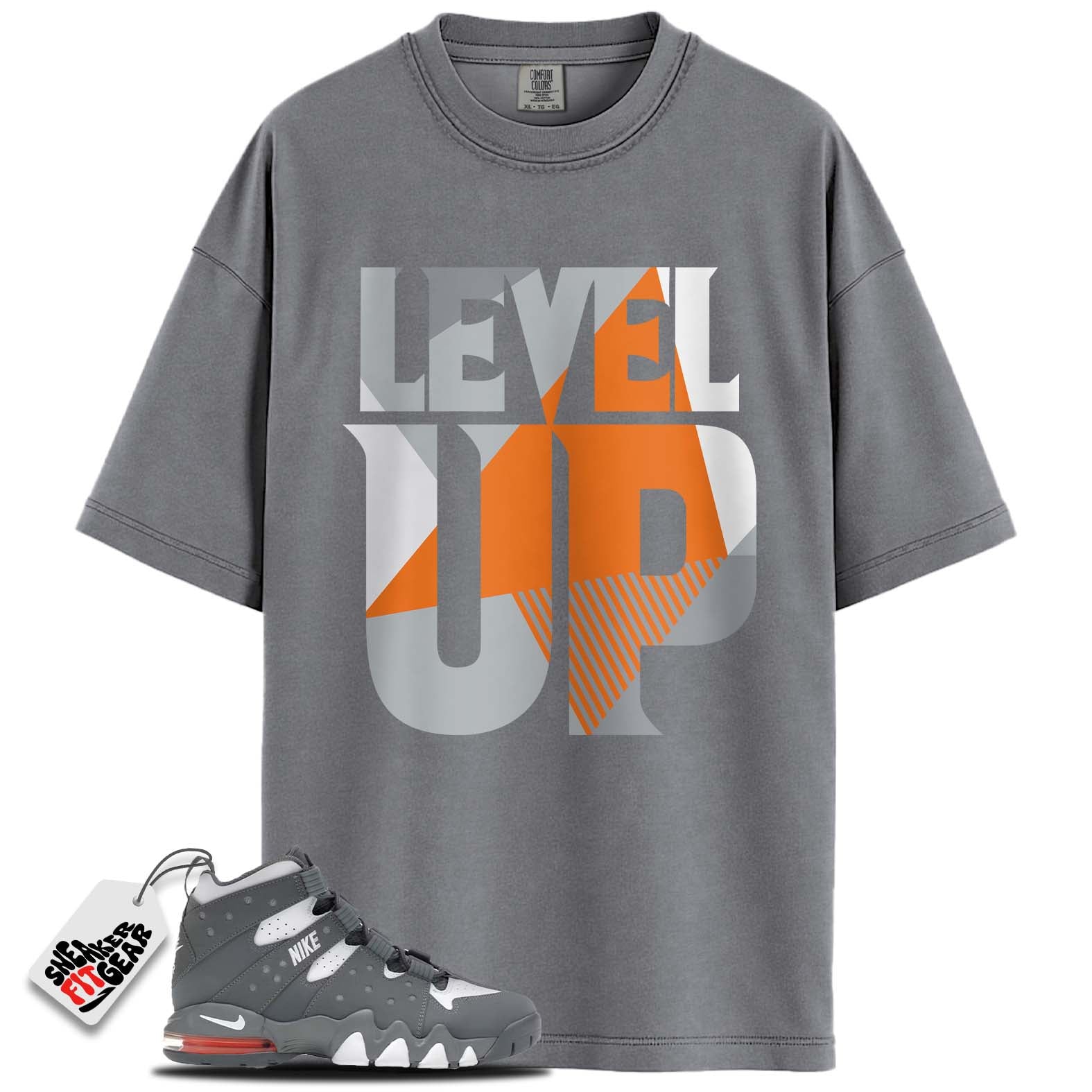 Air Max 2 CB '94 Cool Grey White Match Shirts, LEVEL UP To Match Air Max 2 CB '94 Cool Grey White