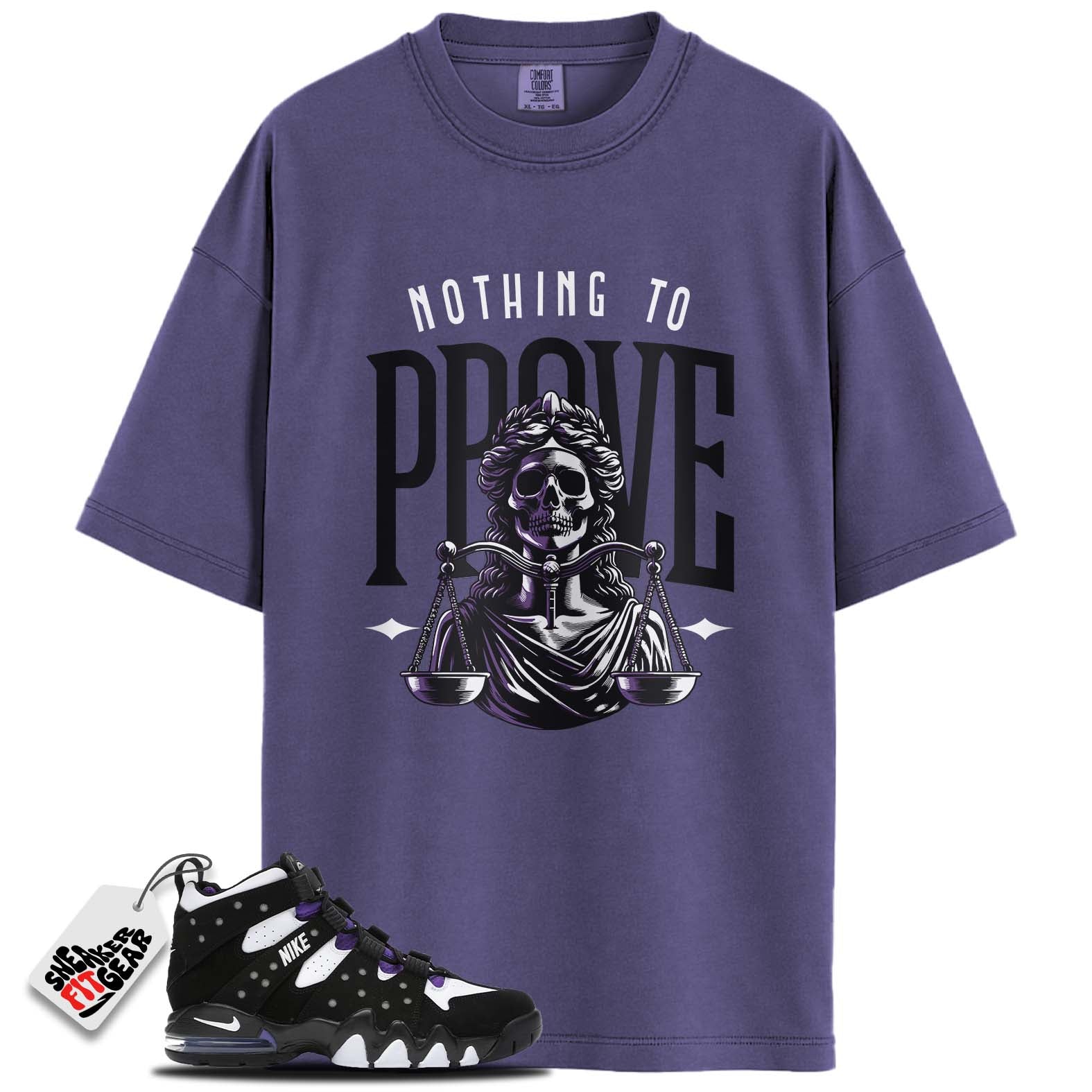 Air Max 2 CB '94 Black White Purple (2020) Match Shirts, NOTHING TO PROVE To Match Air Max 2 CB '94 Black White Purple (2020)
