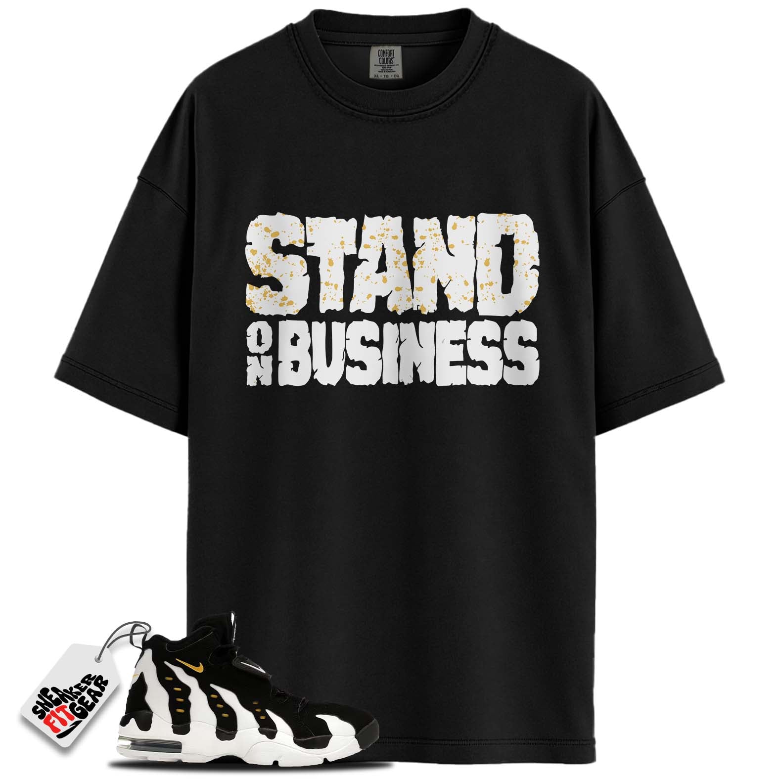 Air DT Max '96 Black White (2024) Match Shirts, STAND ON BUSINESS To Match Air DT Max '96 Black White (2024)