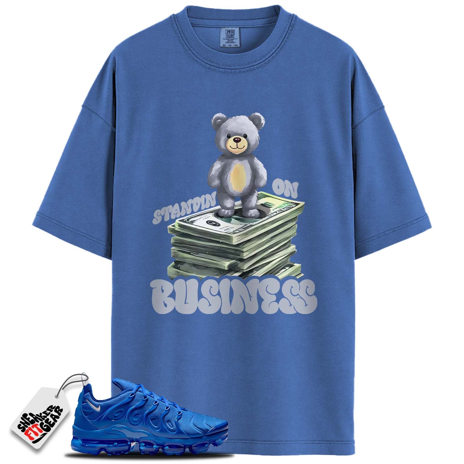 Air VaporMax Plus Game Royal Metallic Silver Match Shirts, STAND ON BUSINESS To Match Air VaporMax Plus Game Royal Metallic Silver
