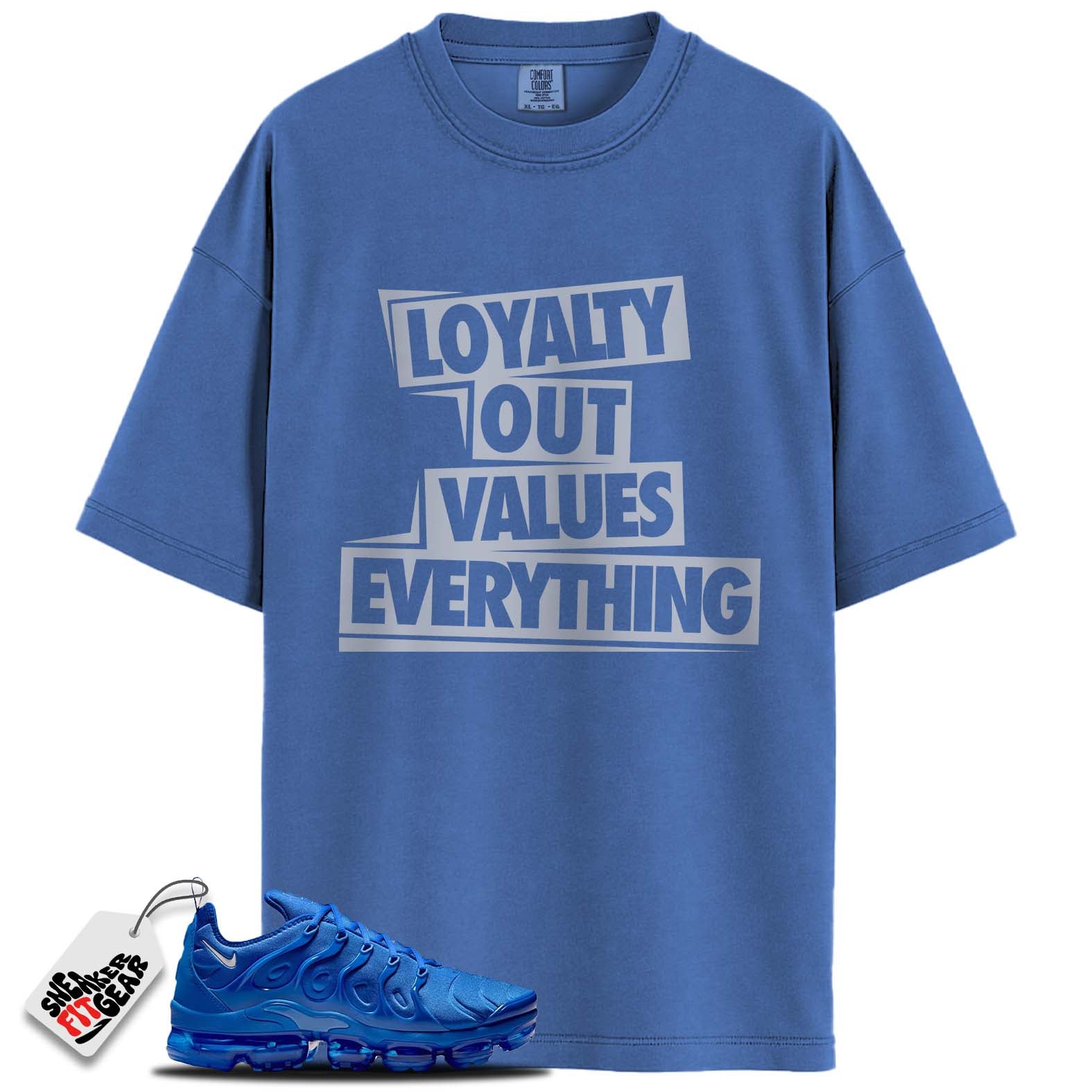 Air VaporMax Plus Game Royal Metallic Silver Match Shirts, EVERYTHING To Match Air VaporMax Plus Game Royal Metallic Silver