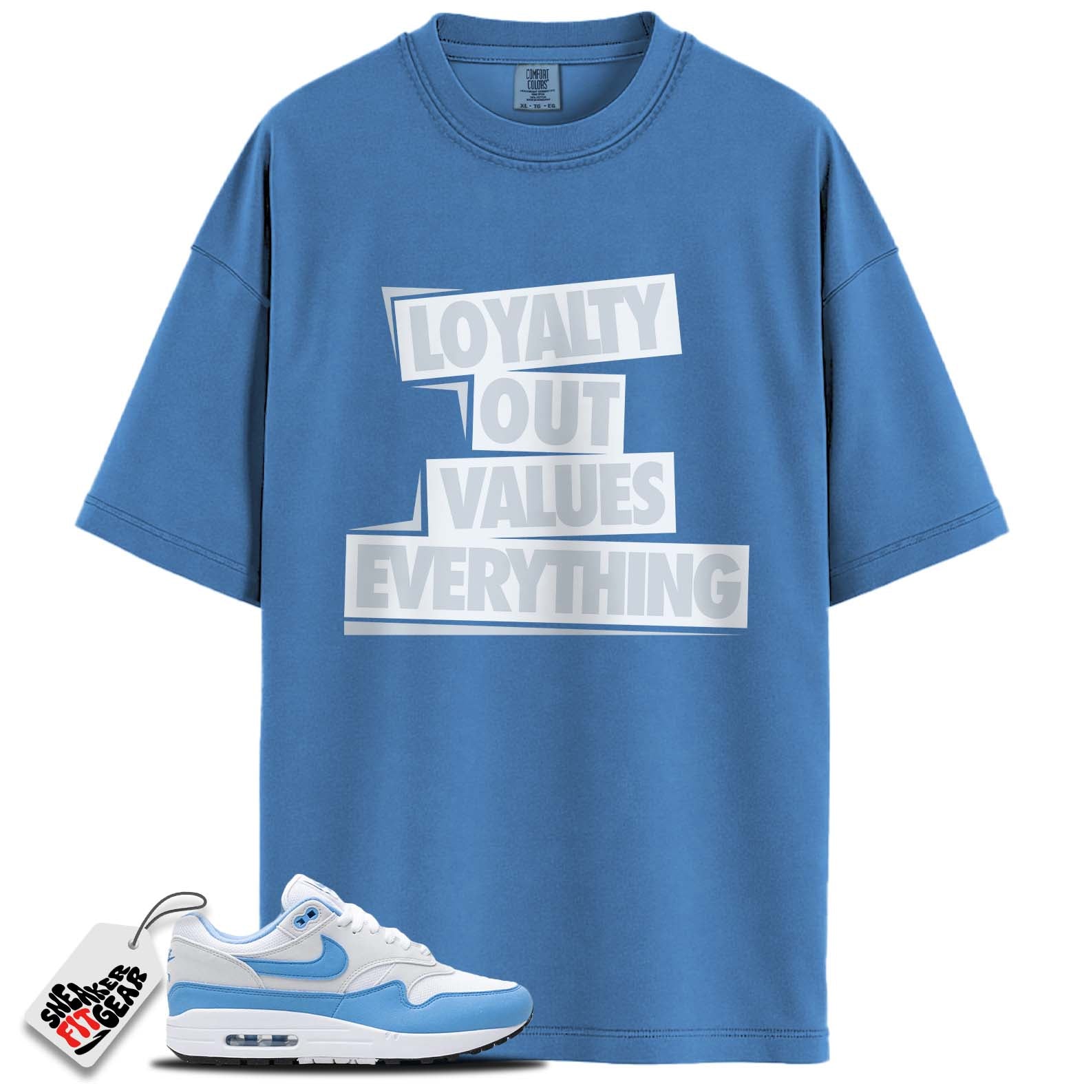 Air Max 1 University Blue Match Shirts, EVERYTHING To Match Air Max 1 University Blue