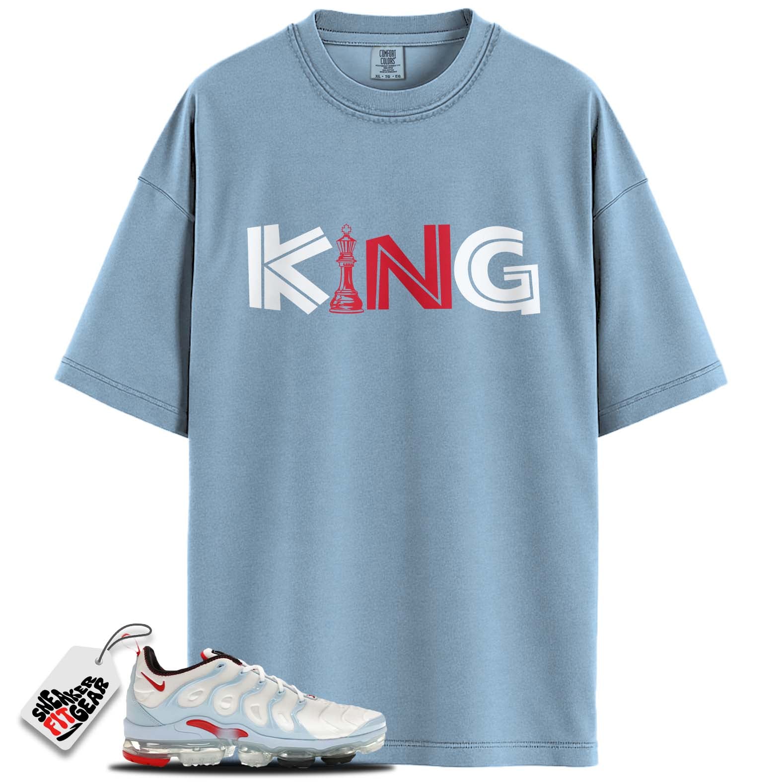 Air VaporMax Plus University Red Match Shirts, KING To Match Air VaporMax Plus University Red