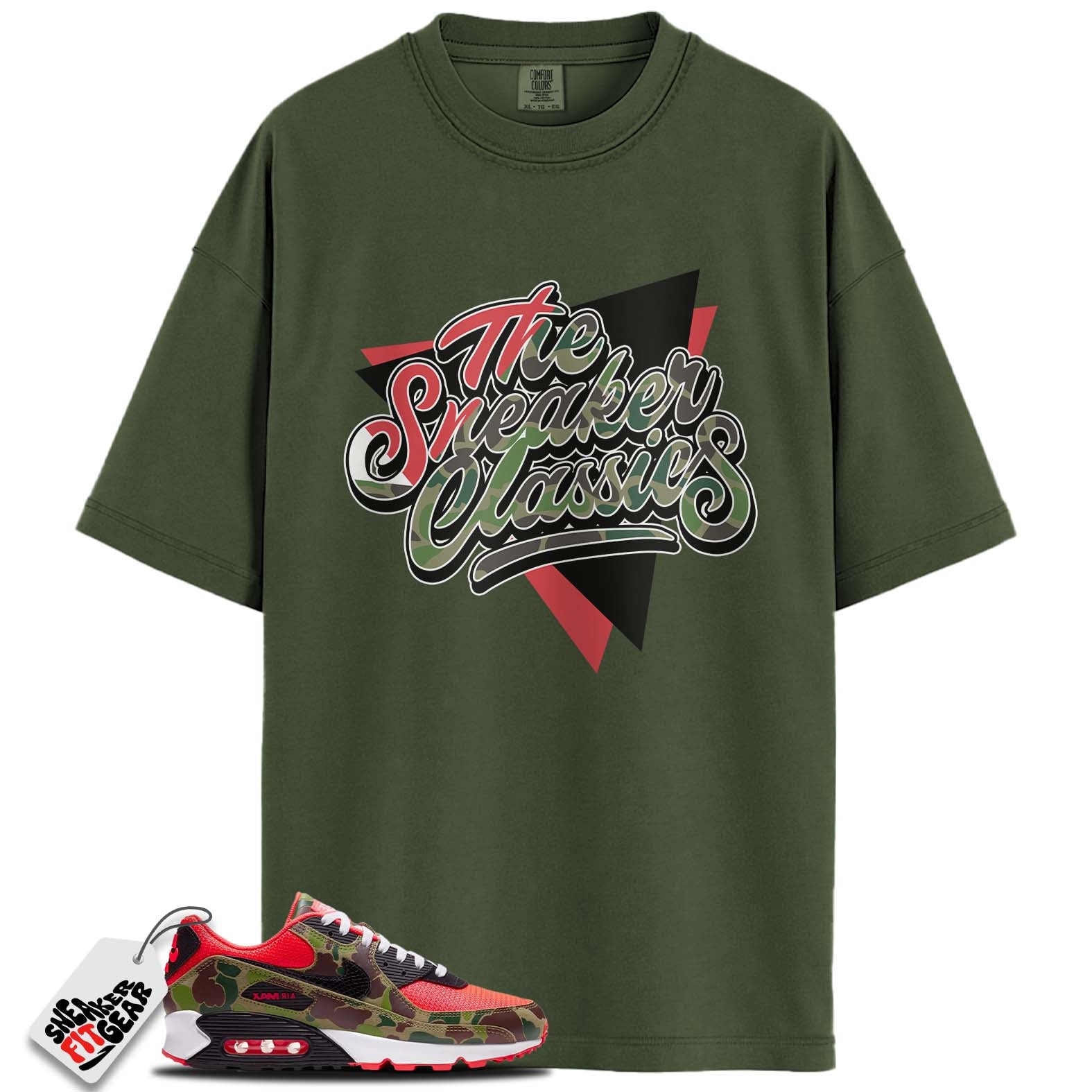 Air Max 90 Reverse Duck Camo Match Shirts, THE SNEAKER CLASSICS To Match Air Max 90 Reverse Duck Camo