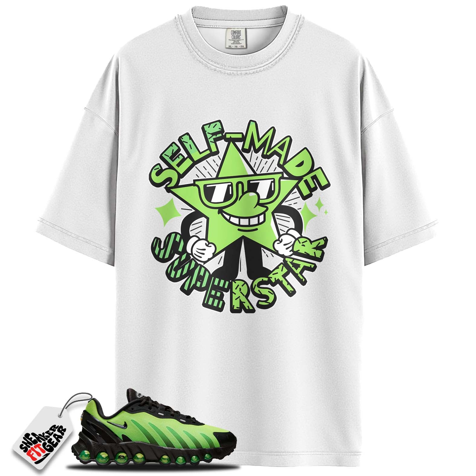 Air Max Dn8 Black Green Strike Match Shirts, SUPER STAR To Match Air Max Dn8 Black Green Strike
