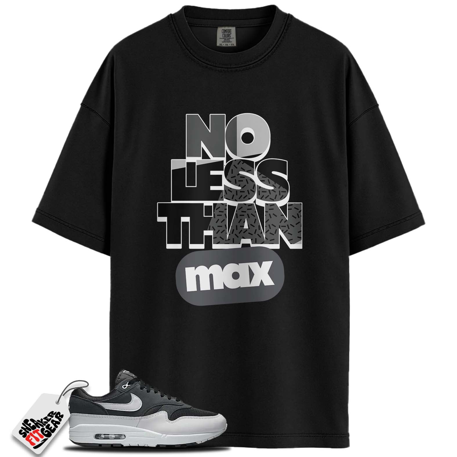 Air Max 1 Essential Off Noir Vast Grey Match Shirts, NO LESS THAN MAX To Match Air Max 1 Essential Off Noir Vast Grey