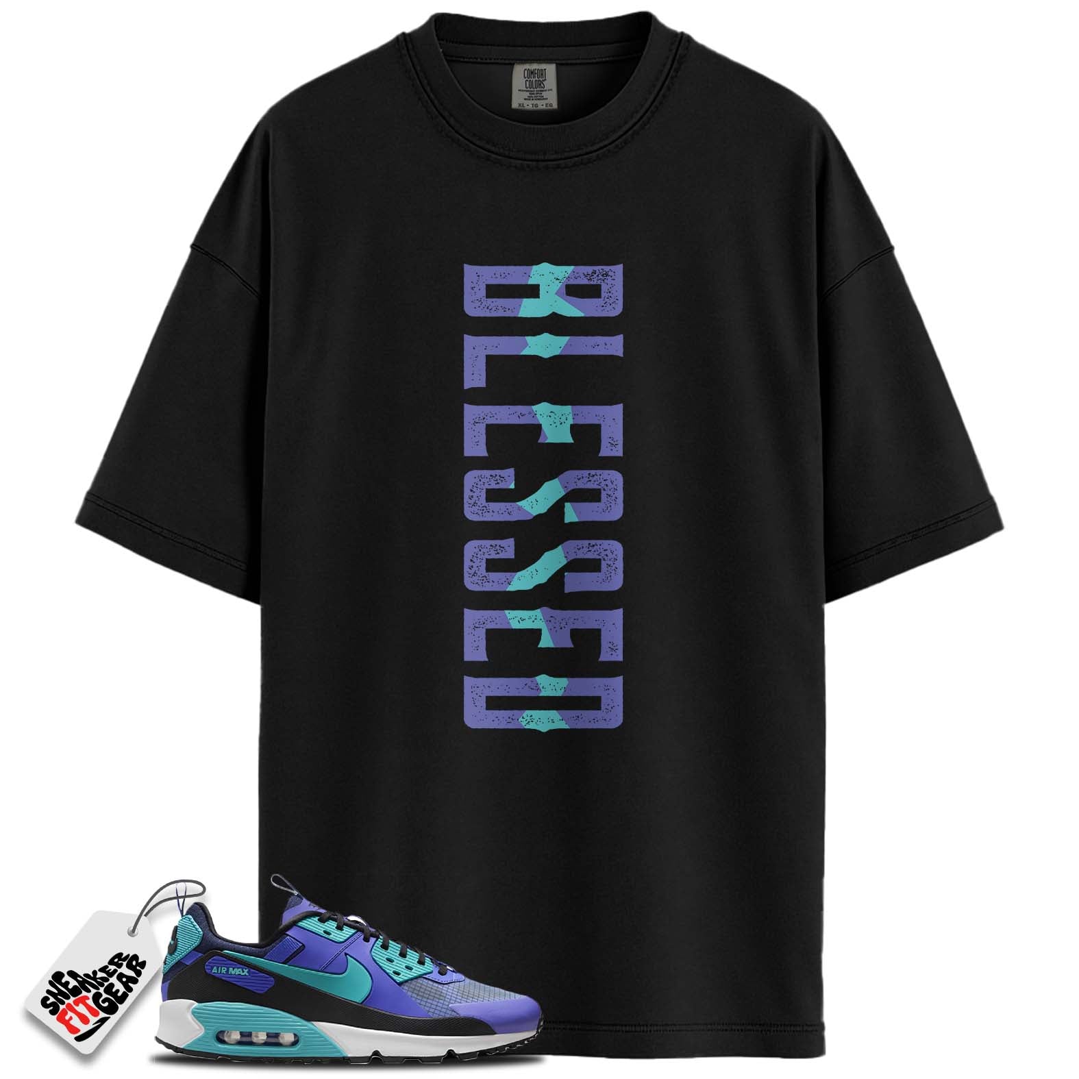 Air Max 90 Drift Persian Violet Match Shirts, BLESSED To Match Air Max 90 Drift Persian Violet