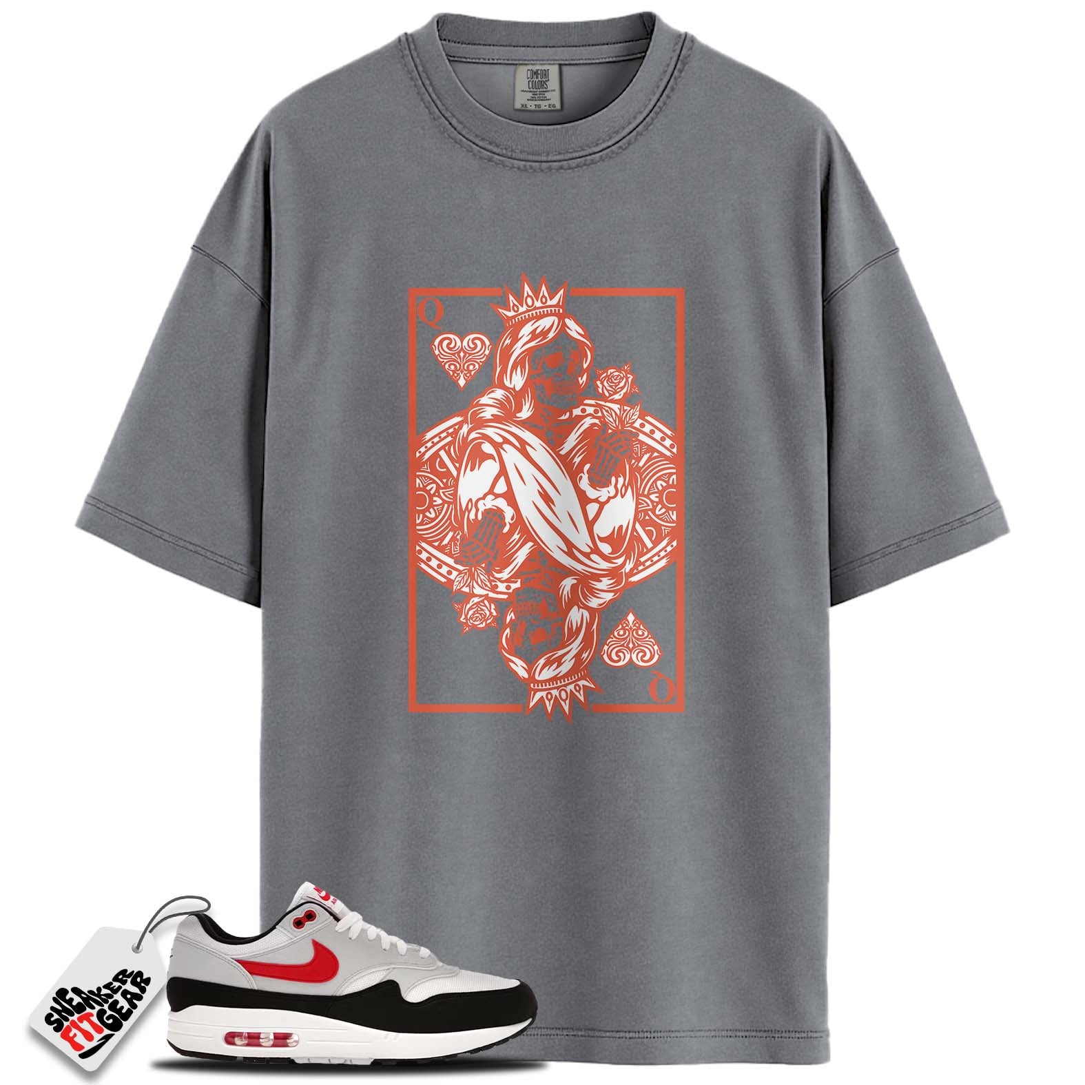 Air Max 1 '86 OG Cosmic Clay Match Shirts, QUEEN OF HEARTS To Match Air Max 1 '86 OG Cosmic Clay