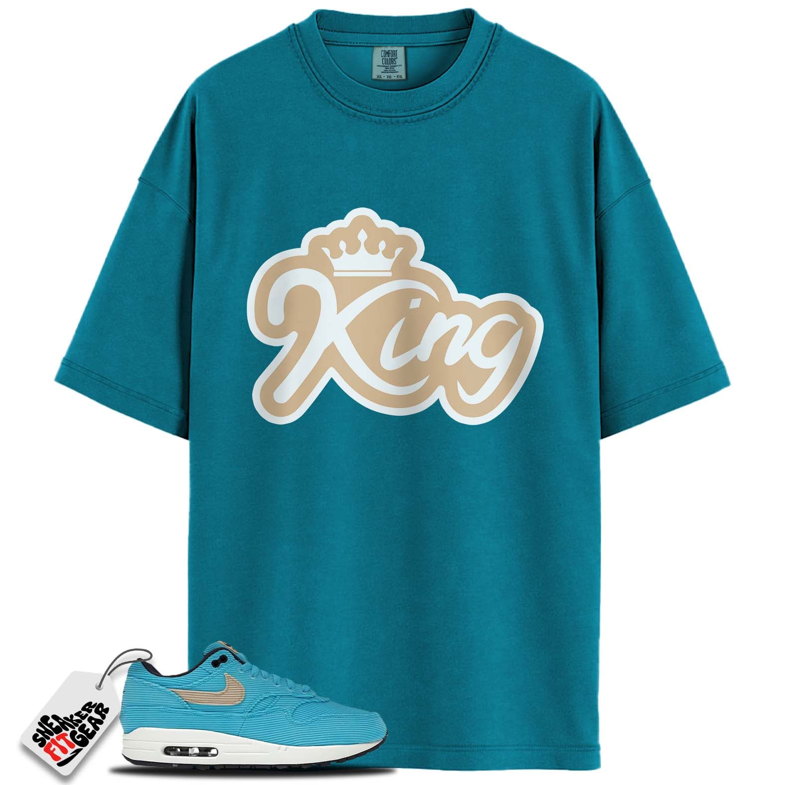Air Max 1 Corduroy Baltic Blue Match Shirts, KING To Match Air Max 1 Corduroy Baltic Blue