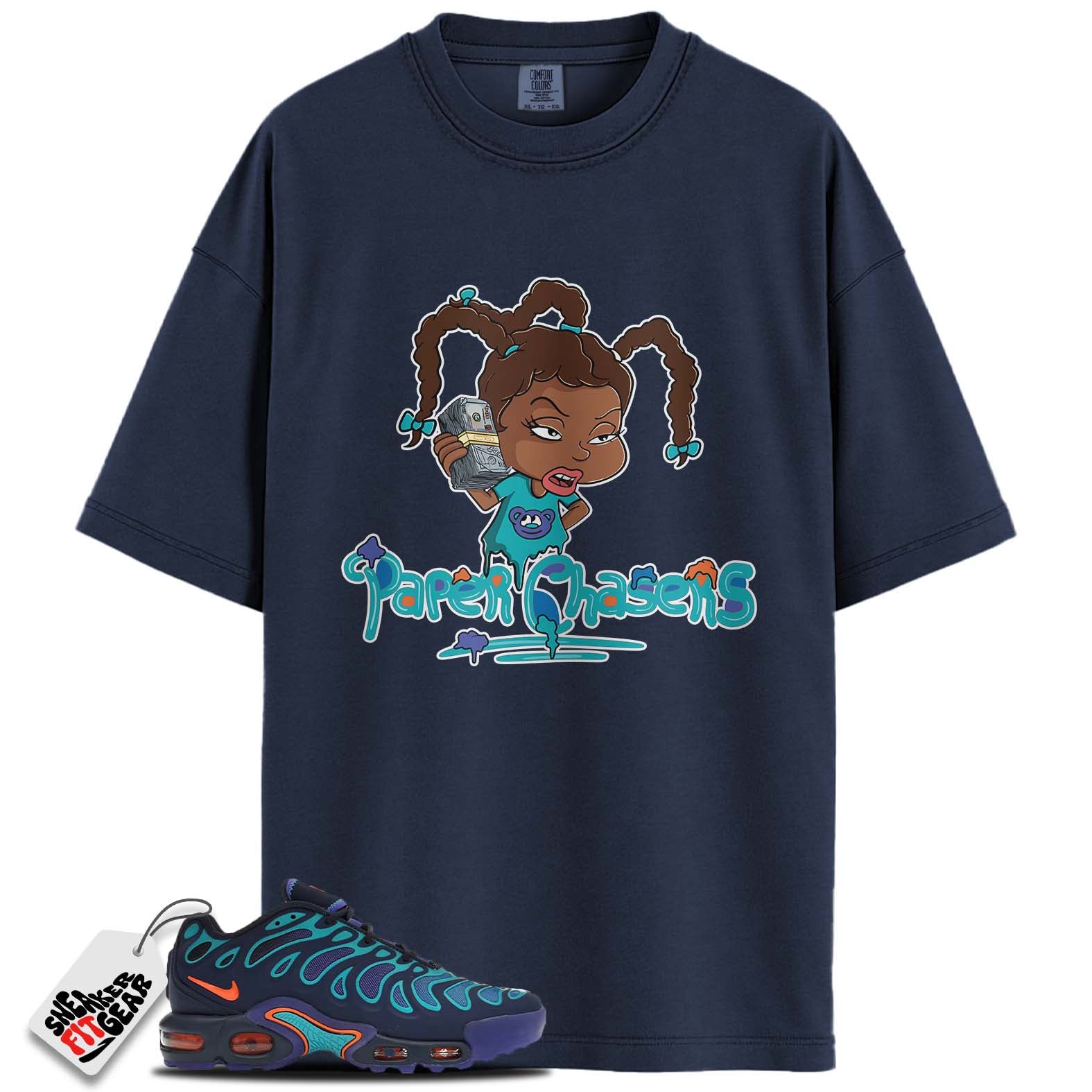 Air Max Plus Drift Midnight Navy Total Orange Match Shirts, PAPER CHASER To Match Air Max Plus Drift Midnight Navy Total Orange