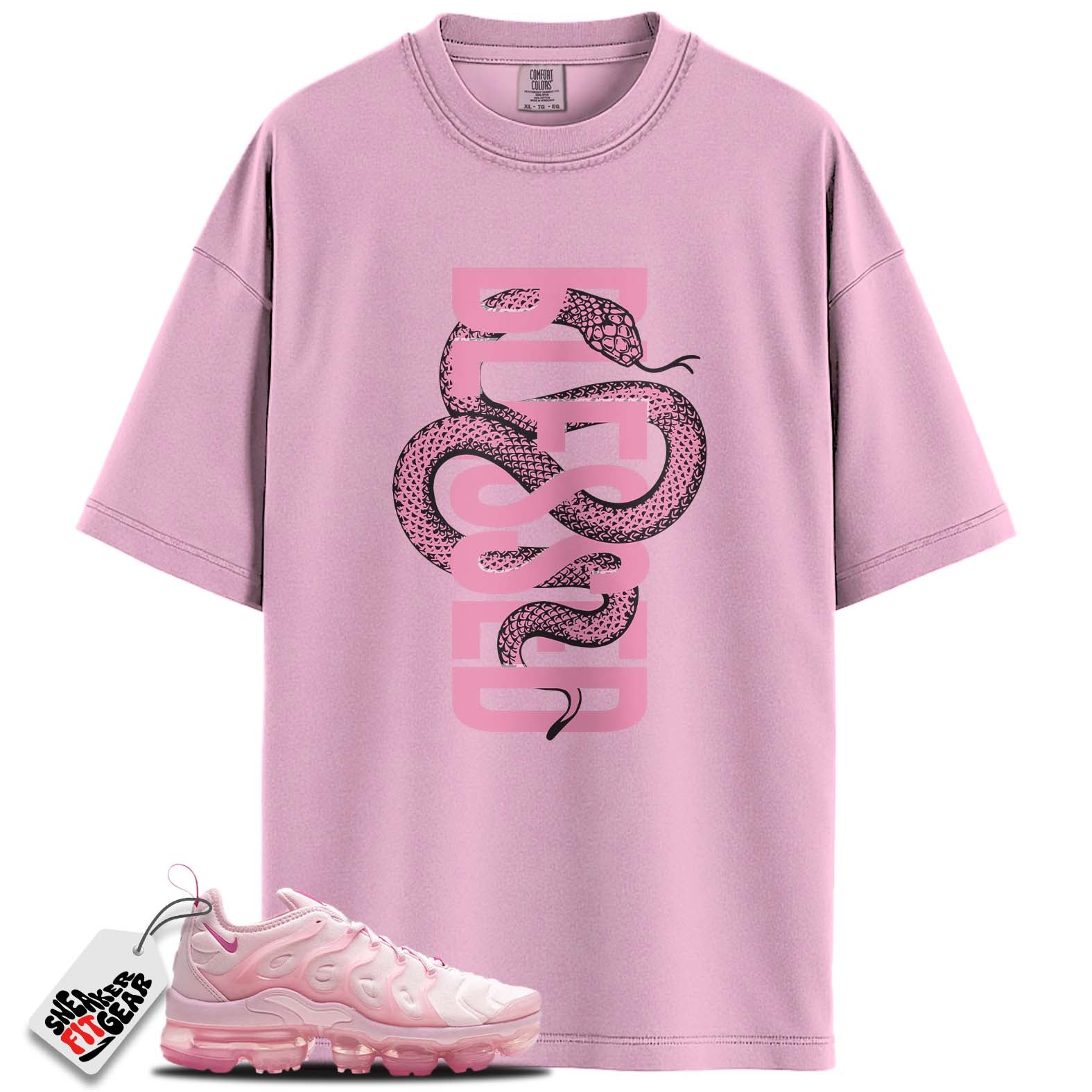 Air Vapormax Plus Pink Foam Match Shirts, SNAKE BLESSED To Match Air Vapormax Plus Pink Foam Main image