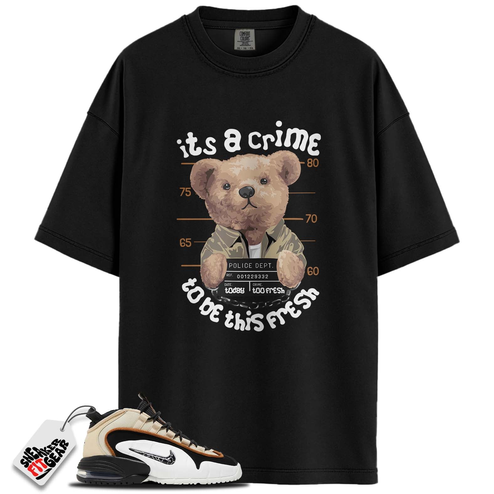Air Max Penny 1 Rattan Match Shirts, ITS A CRIME To Match Air Max Penny 1 Rattan Main image