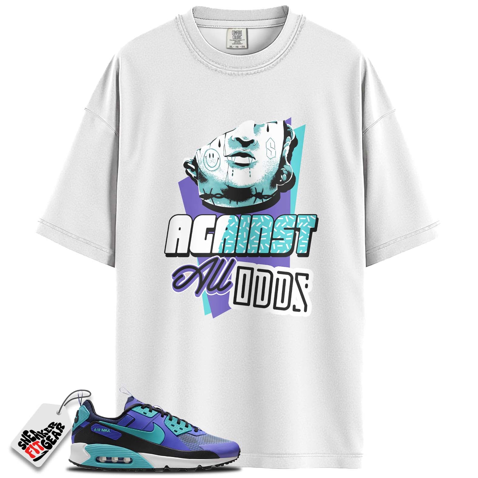 Air Max 90 Drift Persian Violet Match Shirts, AGAINST To Match Air Max 90 Drift Persian Violet